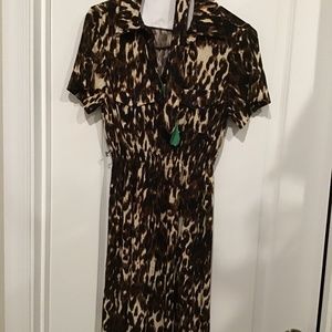 Animal print dress